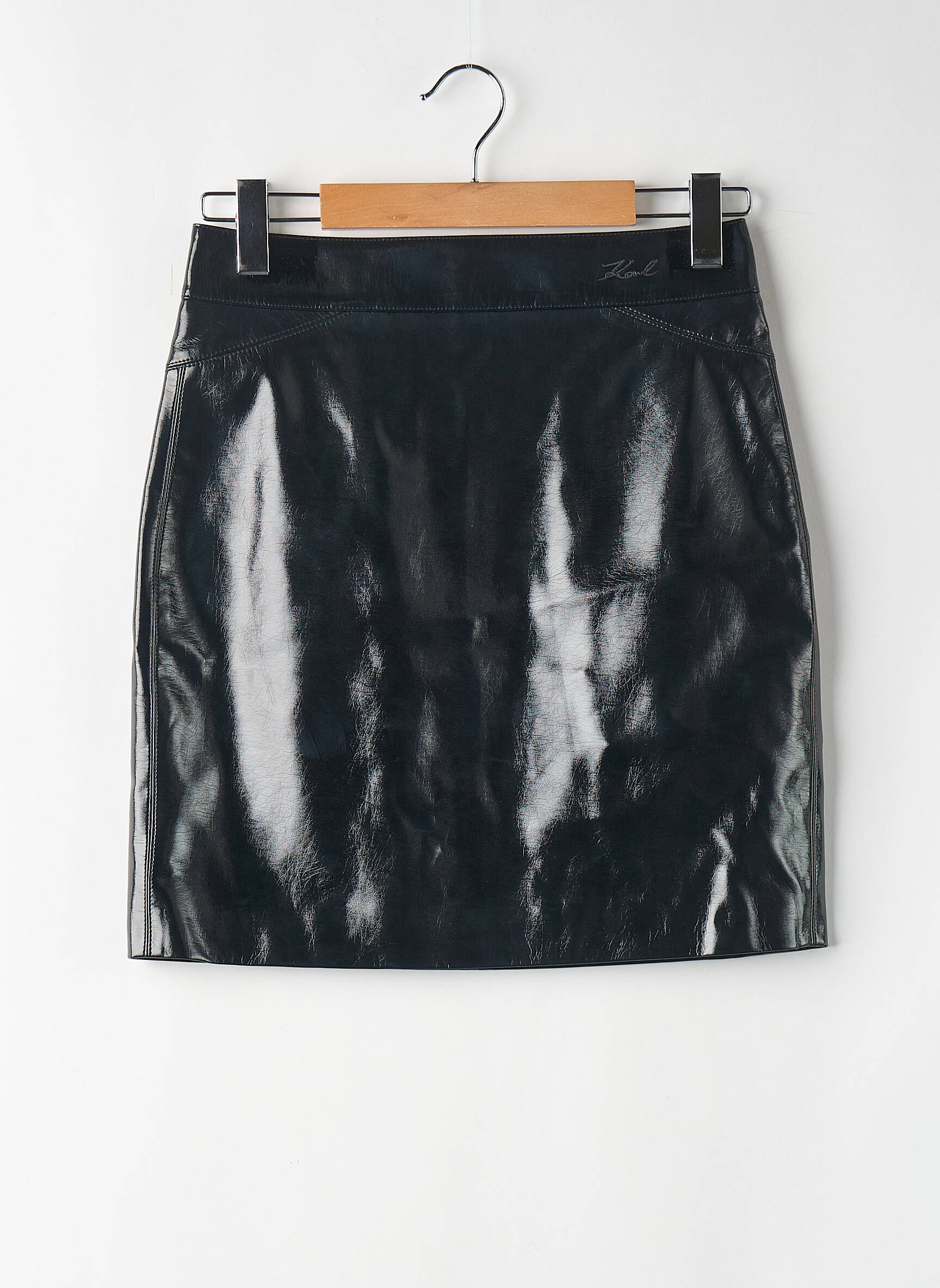 Jupe courte noir KARL LAGERFELD femme