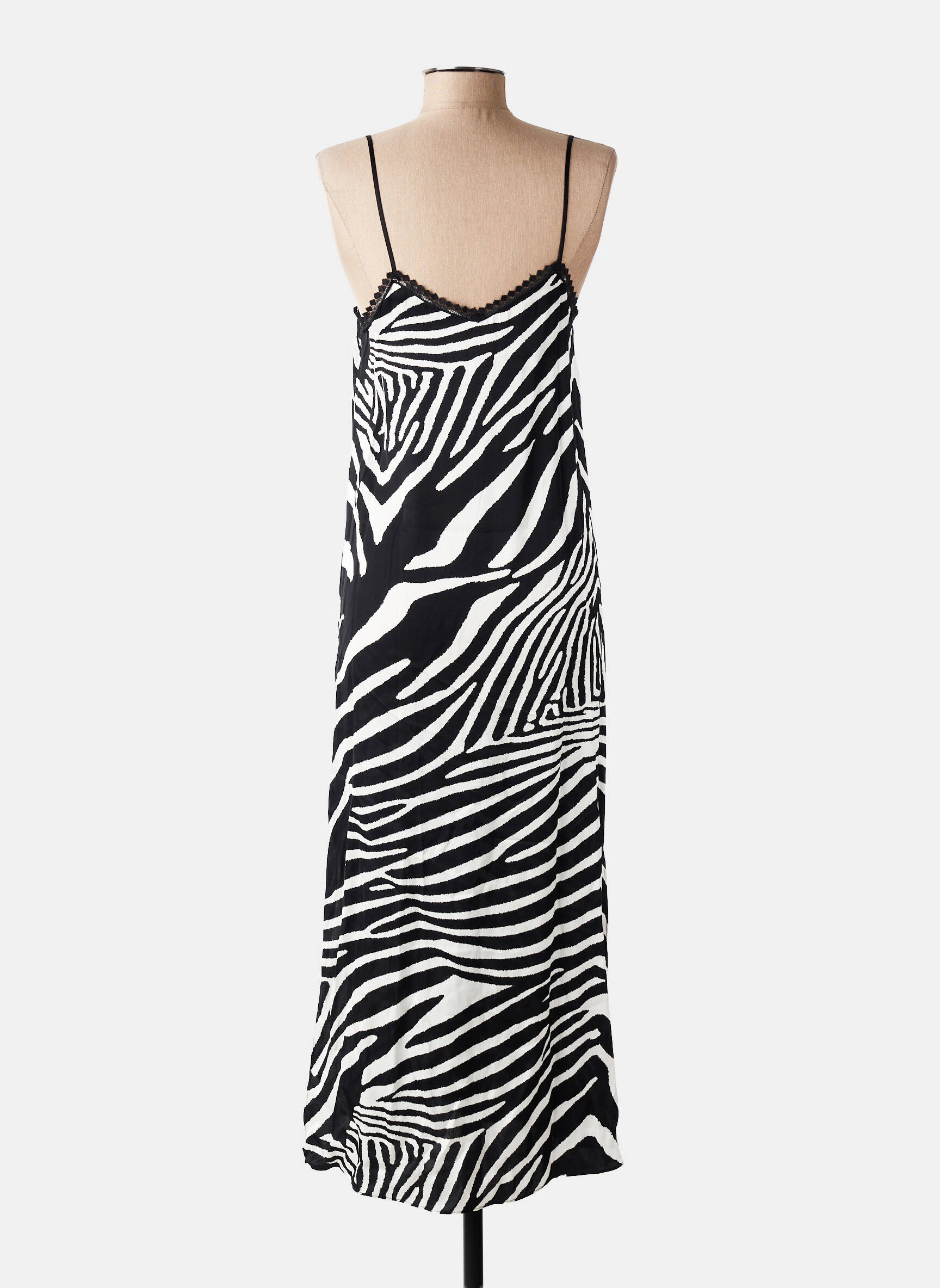 Robe mi-longue noir THE KOOPLES femme