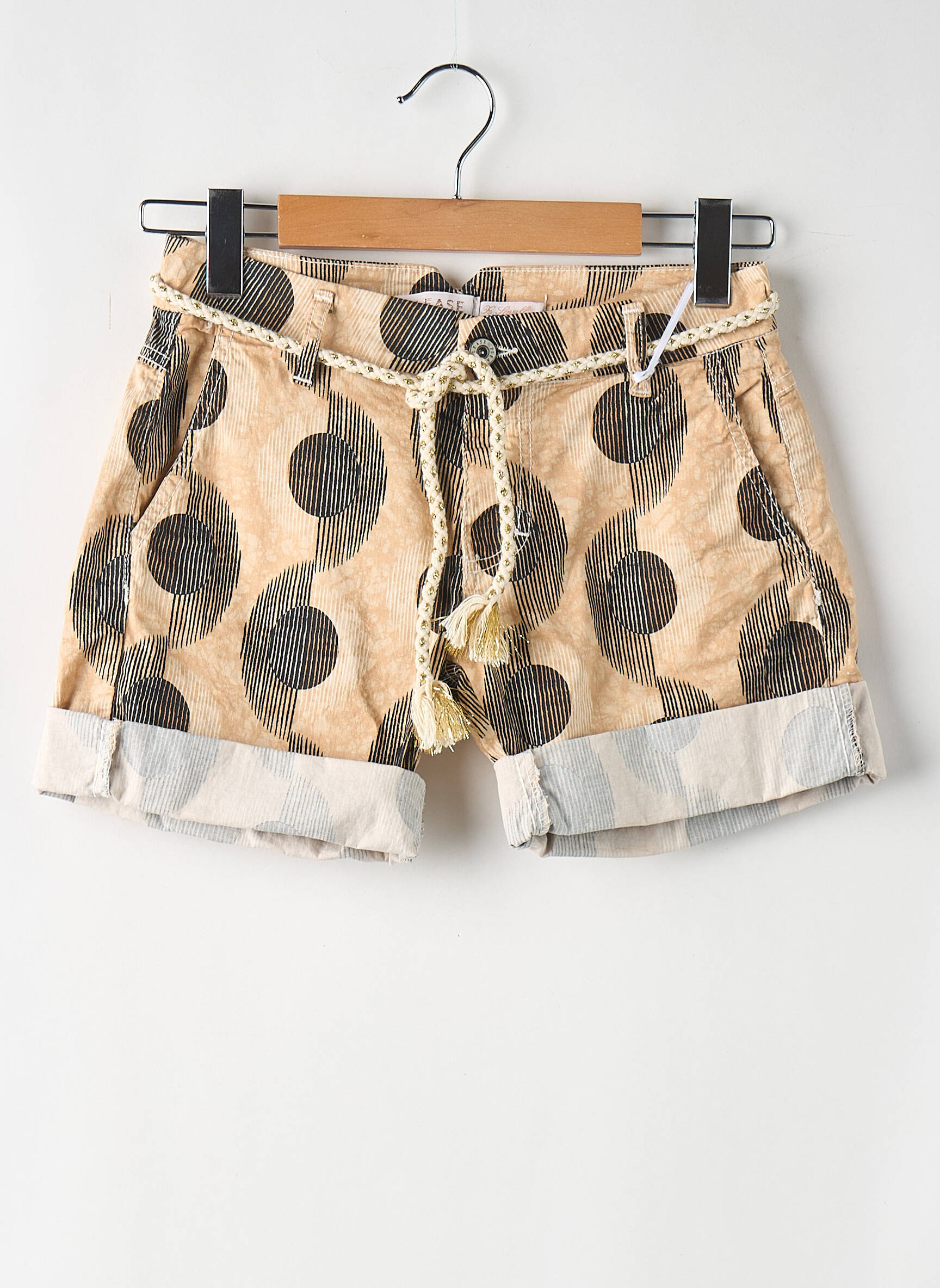 Short beige PLEASE femme