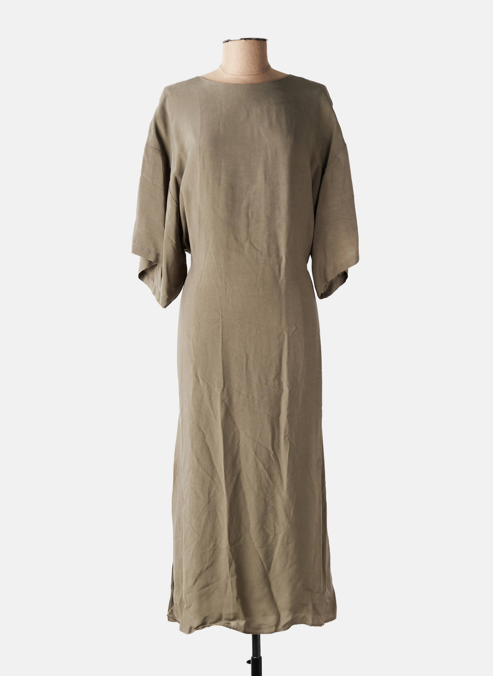 Robe longue marron HUMANOID femme