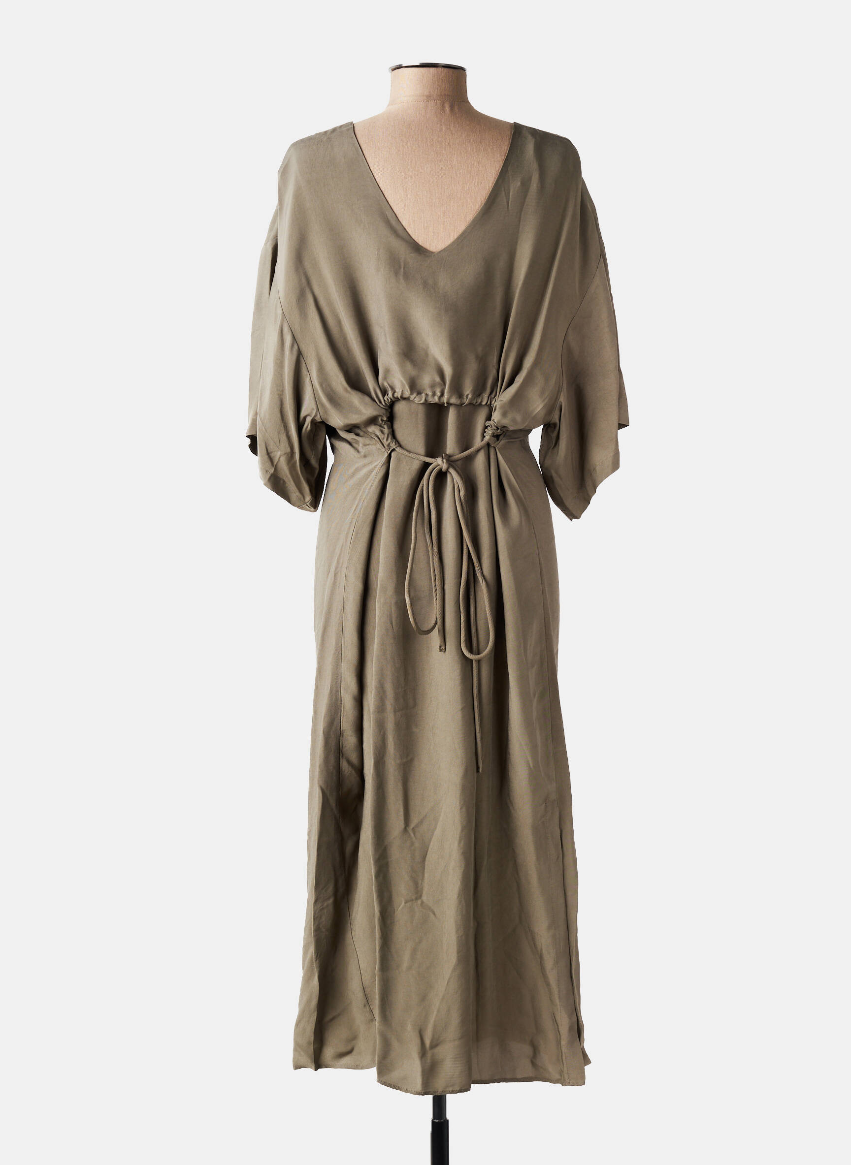 Robe longue marron HUMANOID femme