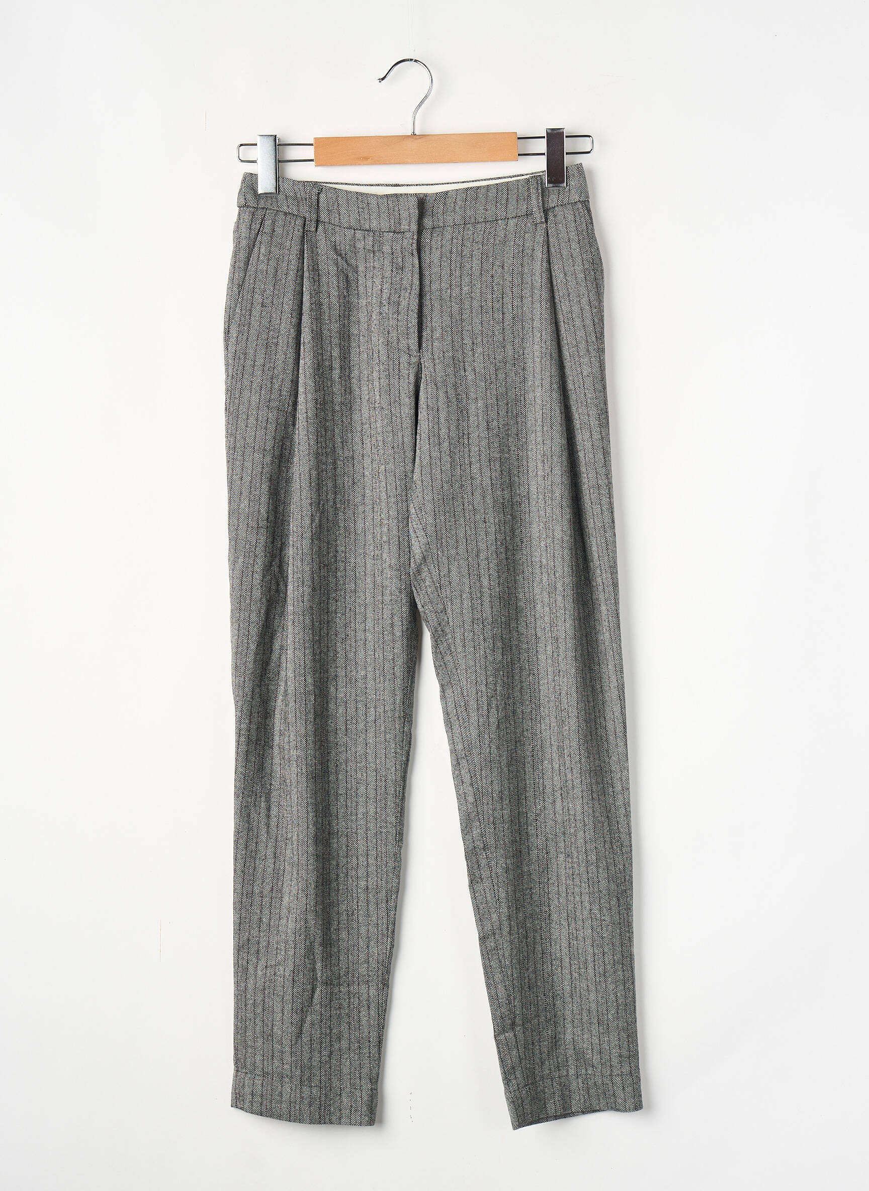 Pantalon droit gris SESSUN femme
