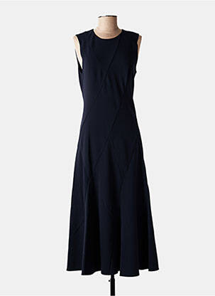 Robe mi-longue bleu THEORY femme