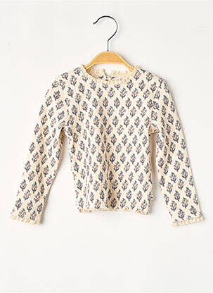 T-shirt rose THE NEW SOCIETY fille