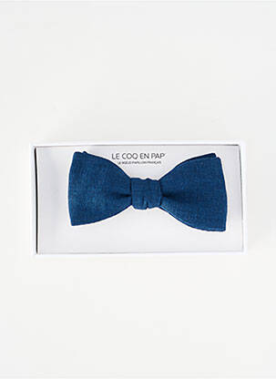 Noeud papillon bleu LE COQ EN PAP' homme