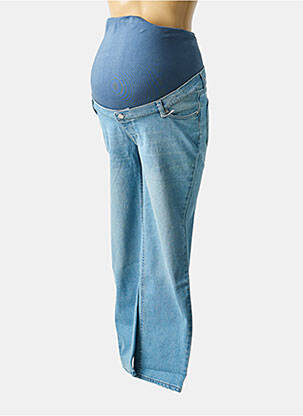 Jean maternité tissage denim bleu NOPPIES femme
