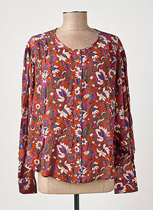 Chemisier coupe fluide orange LOUISE MISHA femme