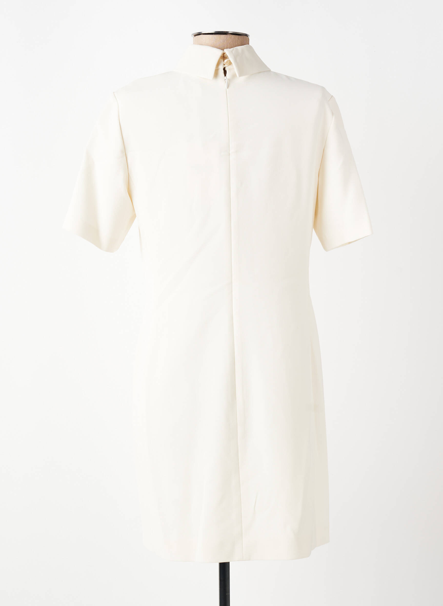 Robe courte beige THEORY femme