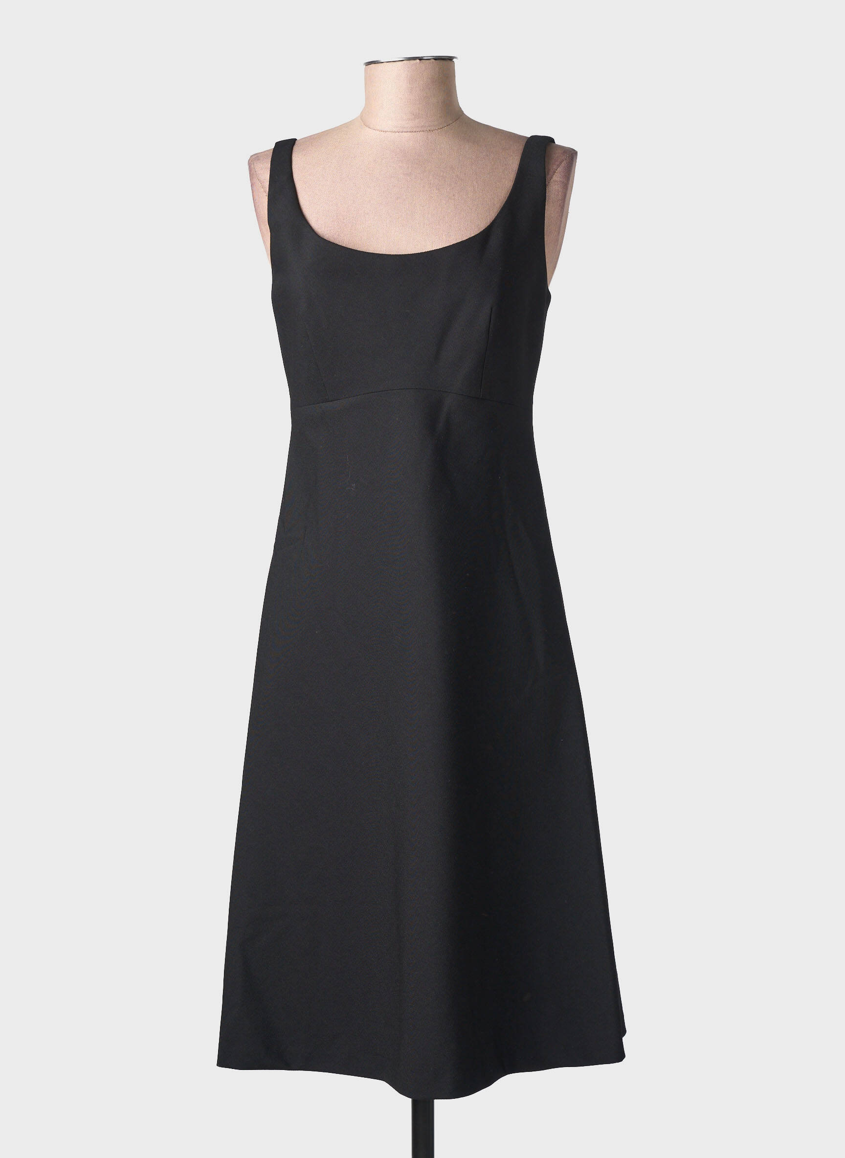 Robe mi-longue noir THEORY femme