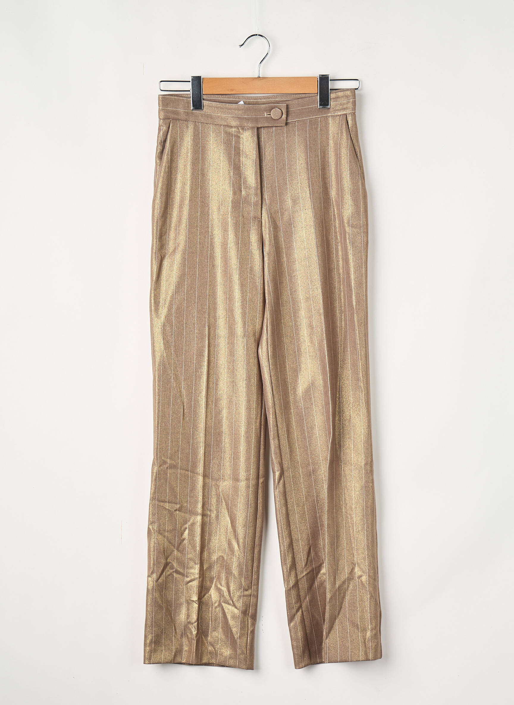 Pantalon droit or IMPERIAL femme