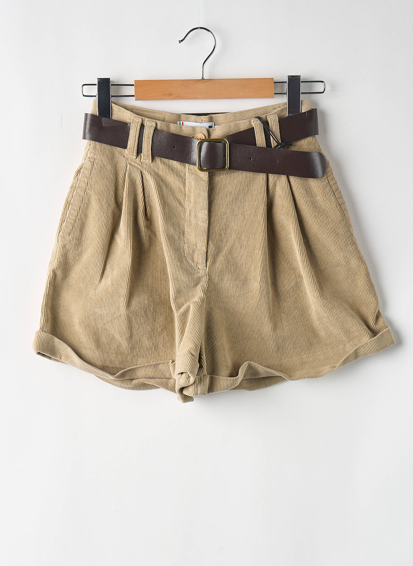 Short marron PLEASE femme