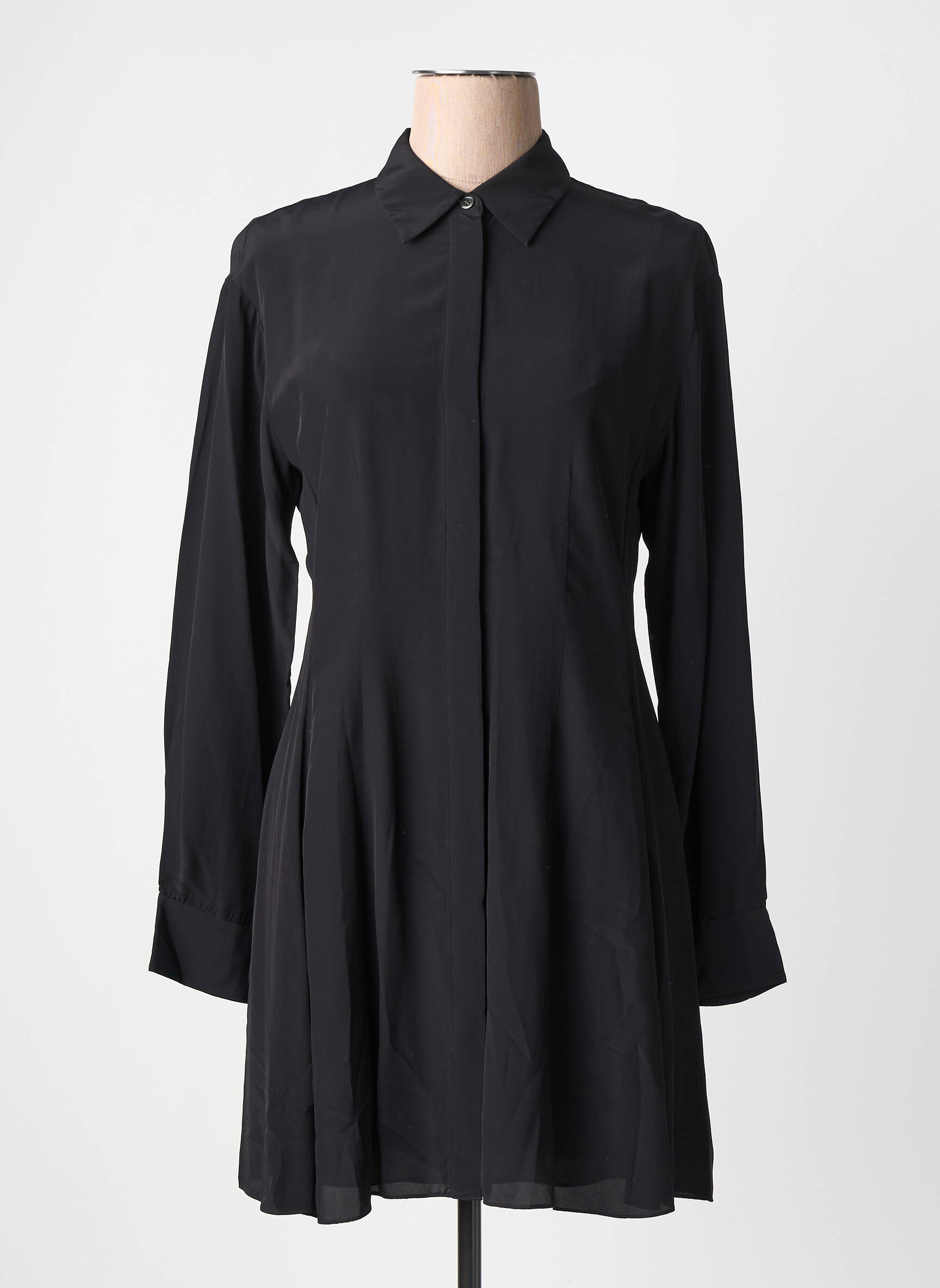Robe courte noir THEORY femme