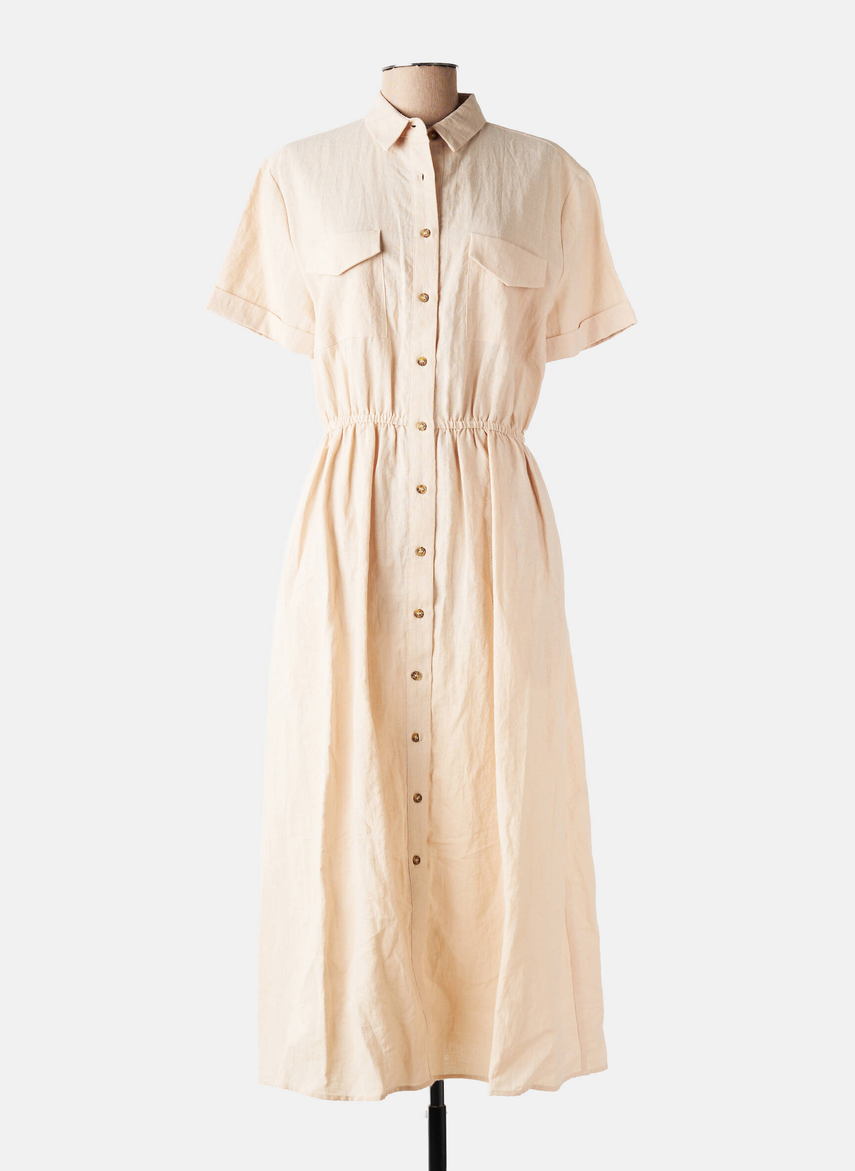 Robe longue beige DAY OFF femme