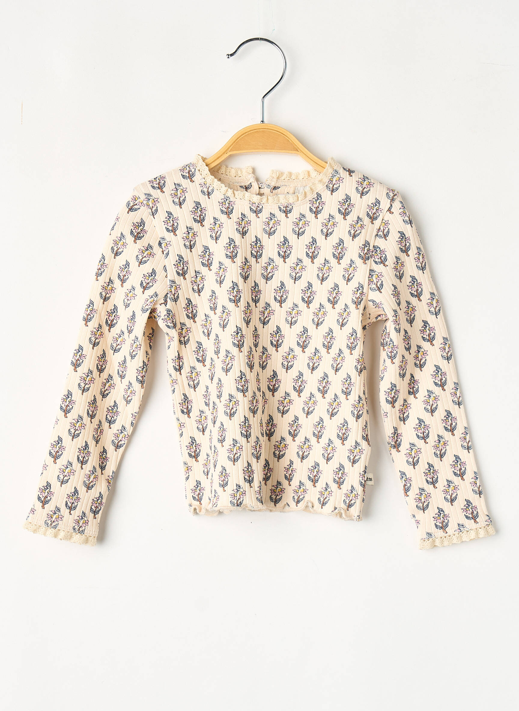 T-shirt rose THE NEW SOCIETY fille