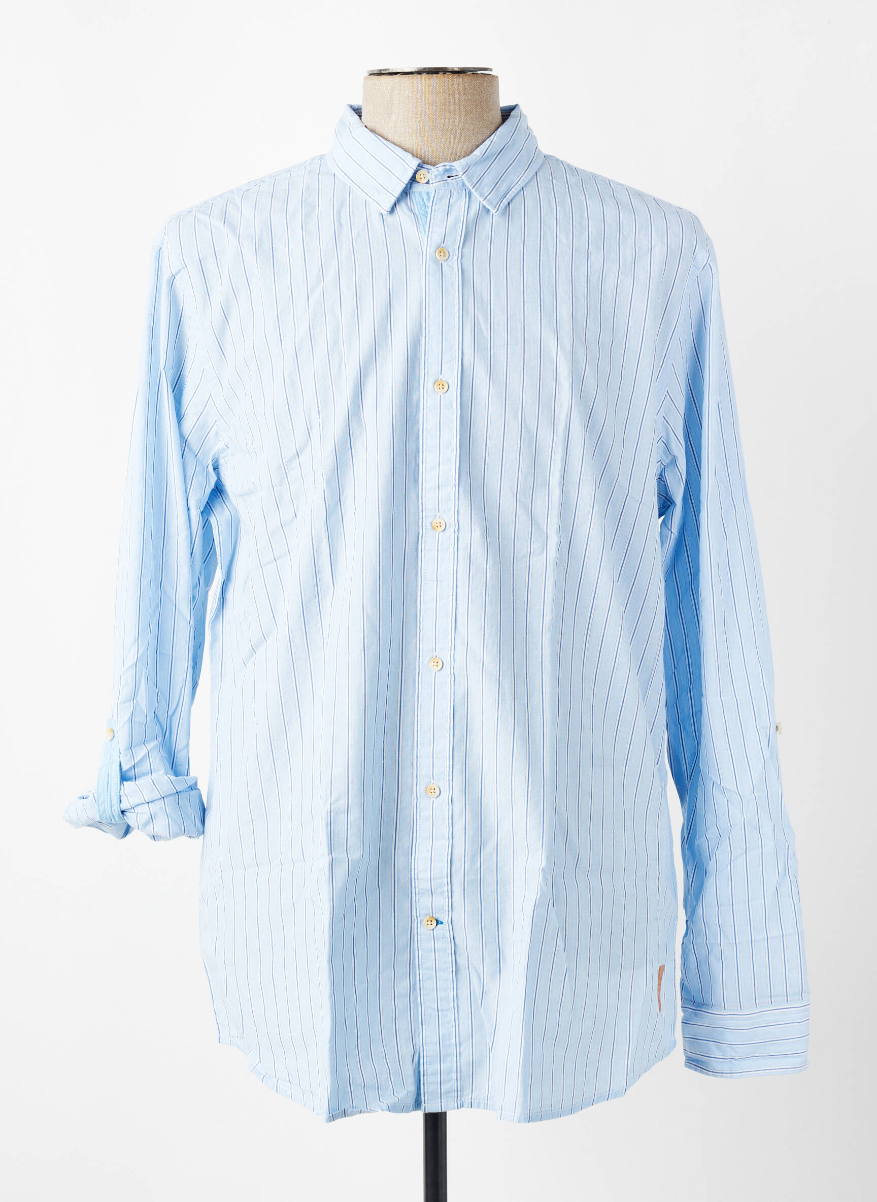 Chemise manches longues noir SCOTCH & SODA homme