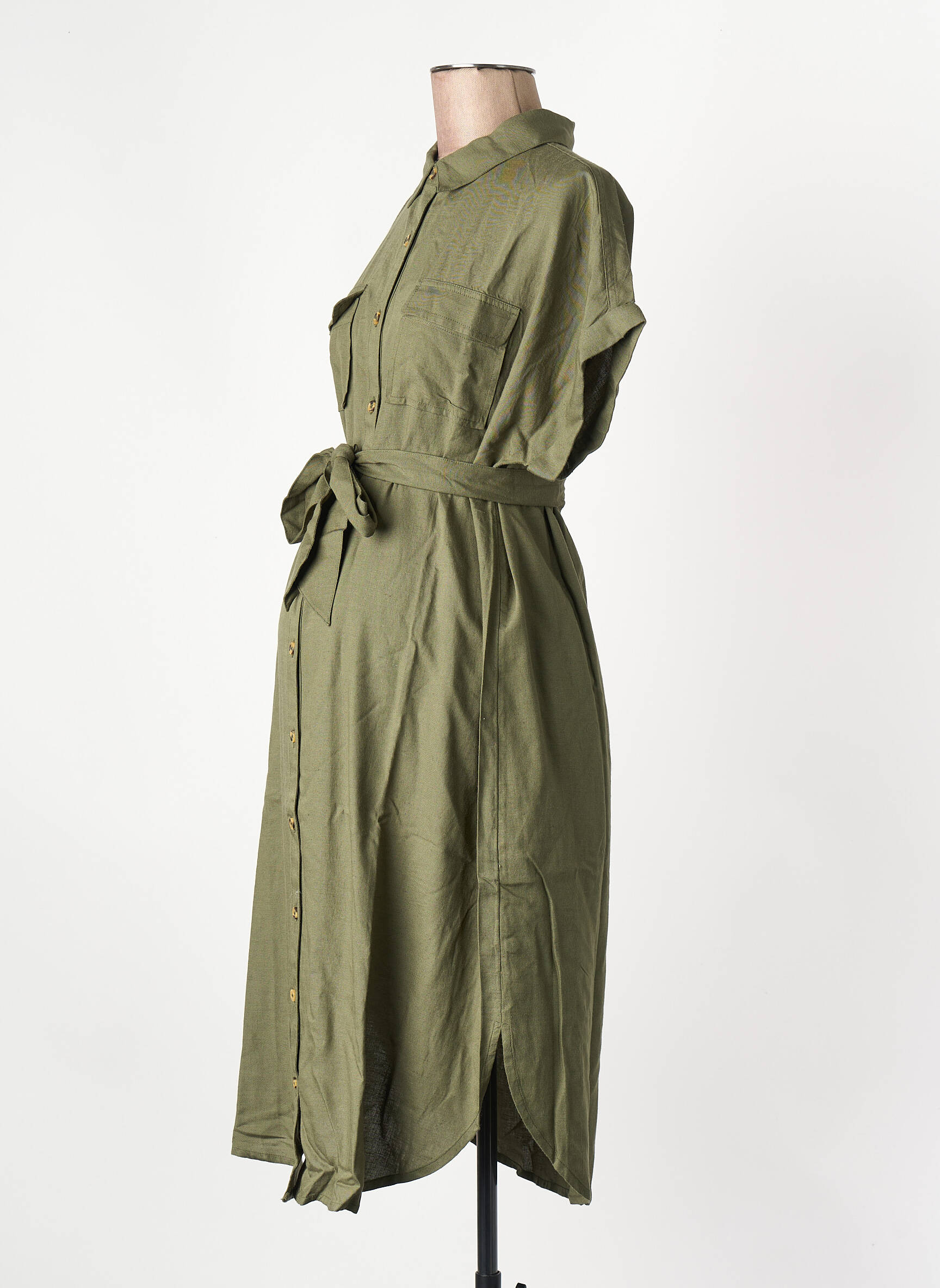 Robe courte vert NOPPIES femme