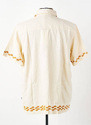 Chemise manches courtes beige THINKING MU homme