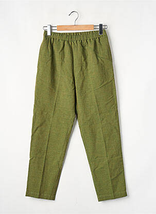 Pantalon droit vert POMANDERE femme