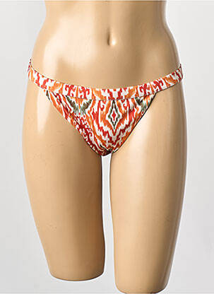 Bas de maillot de bain orange ROBIN COLLECTION femme