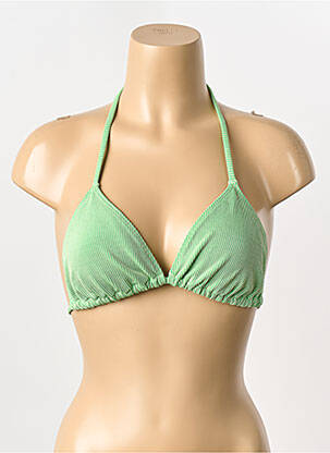 Haut de maillot de bain vert ICONE femme