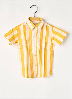 Chemise manches courtes blanc LUCAS DU TERTRE garçon