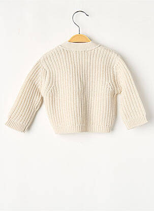Gilet manches longues blanc PETITE LUCETTE fille