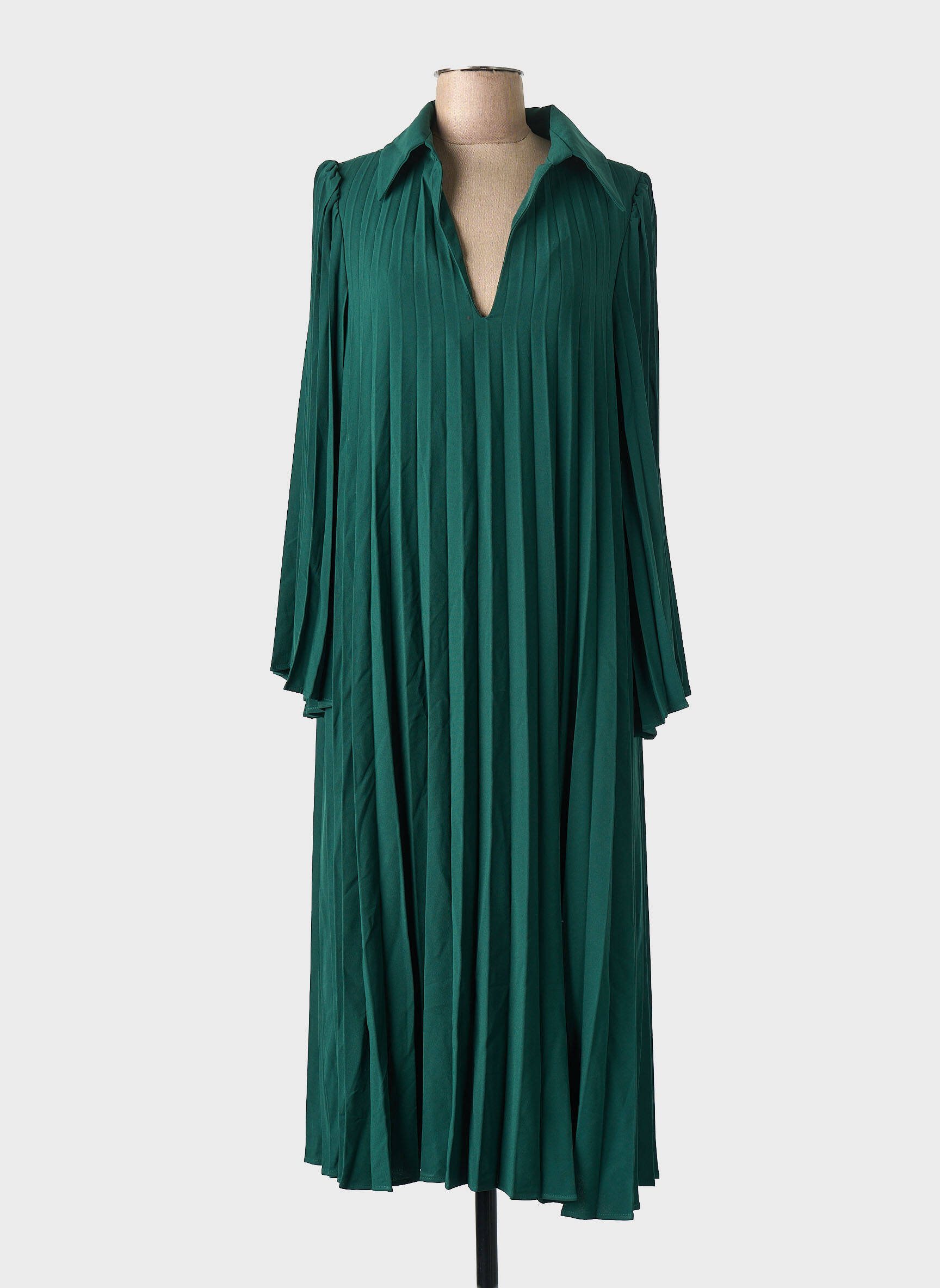 Robe mi-longue vert MAT FASHION femme