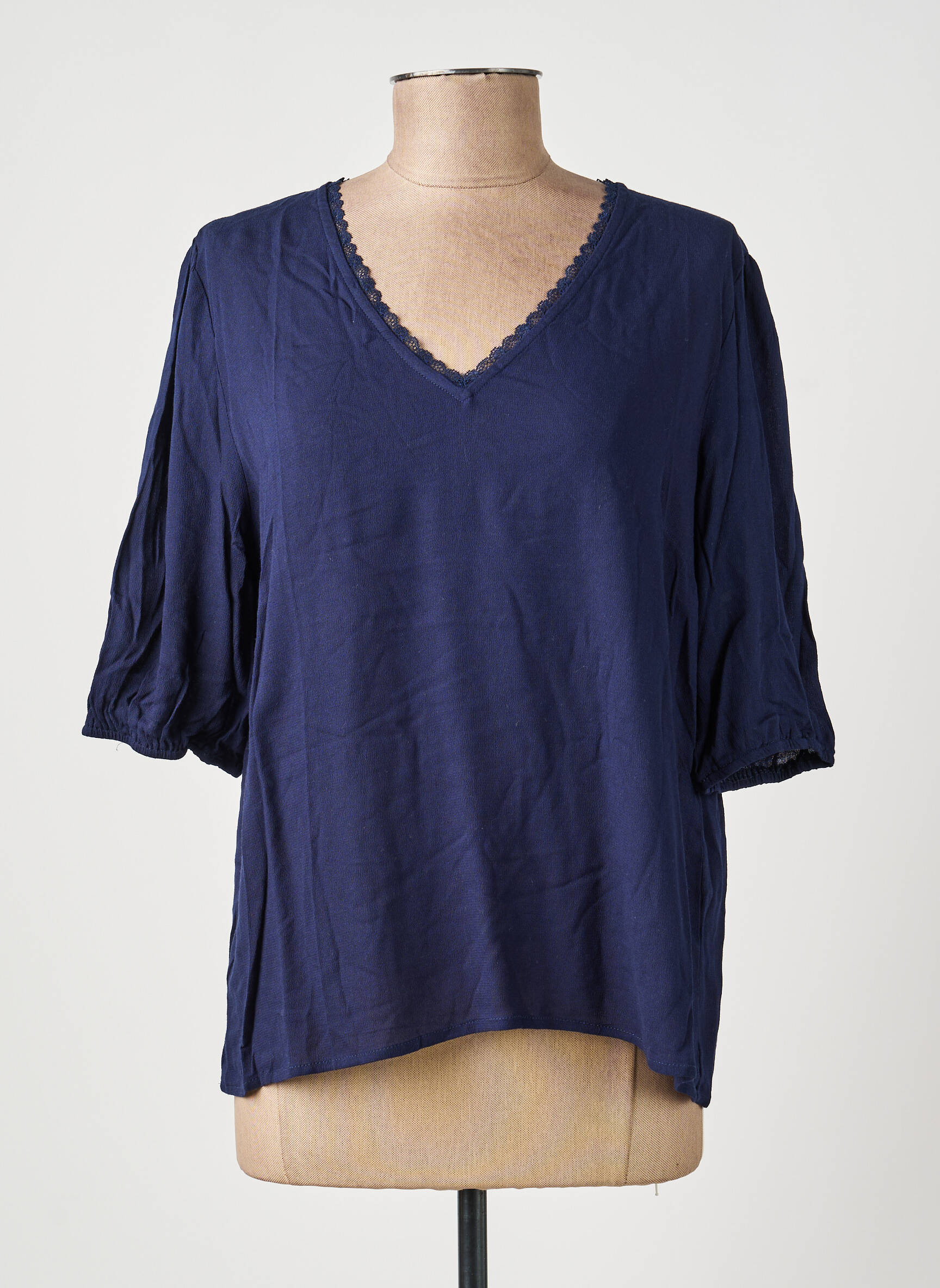 Top bleu GRACE & MILA femme