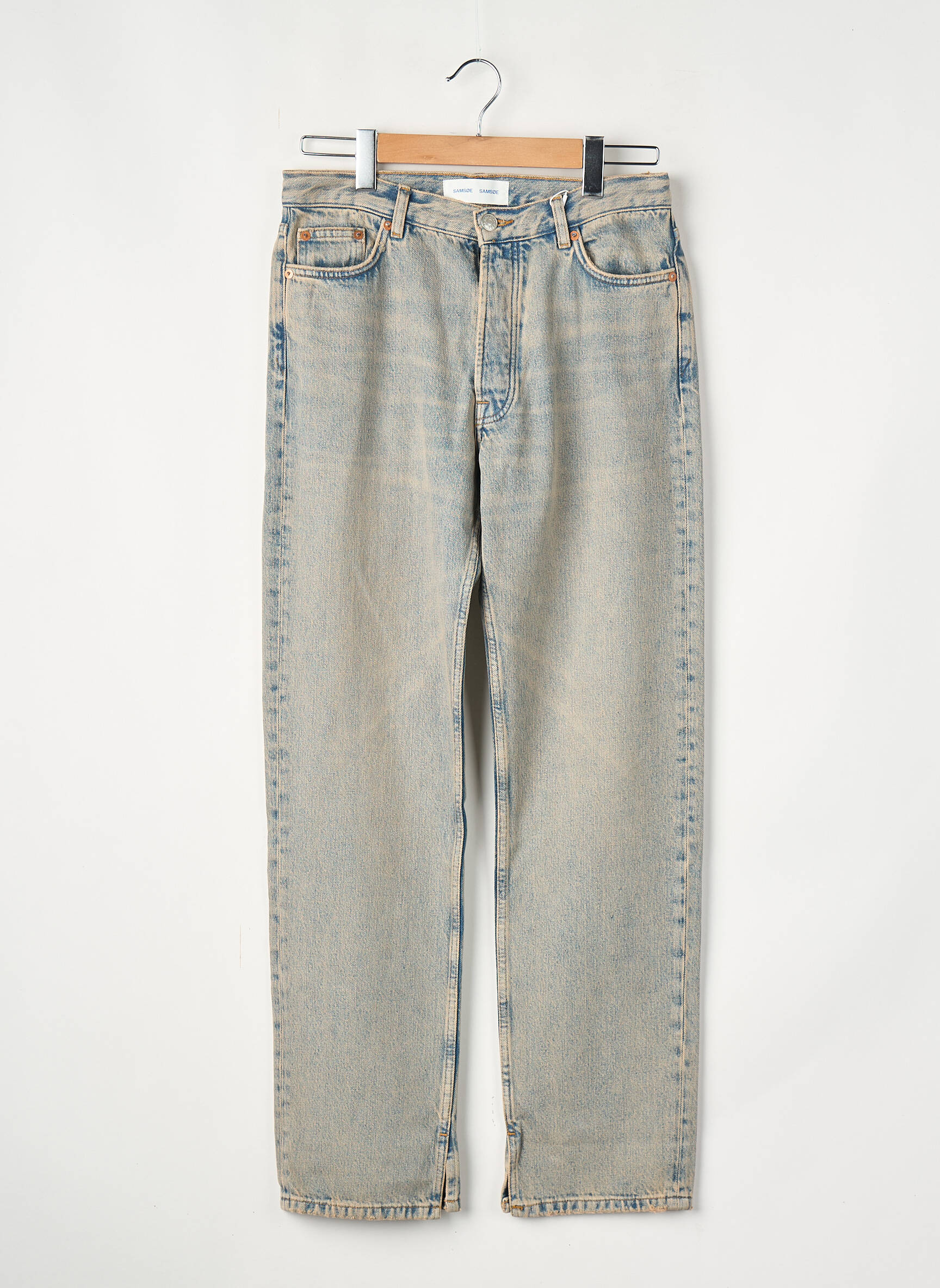 Jeans coupe droite bleu SAMSOE & SAMSOE femme