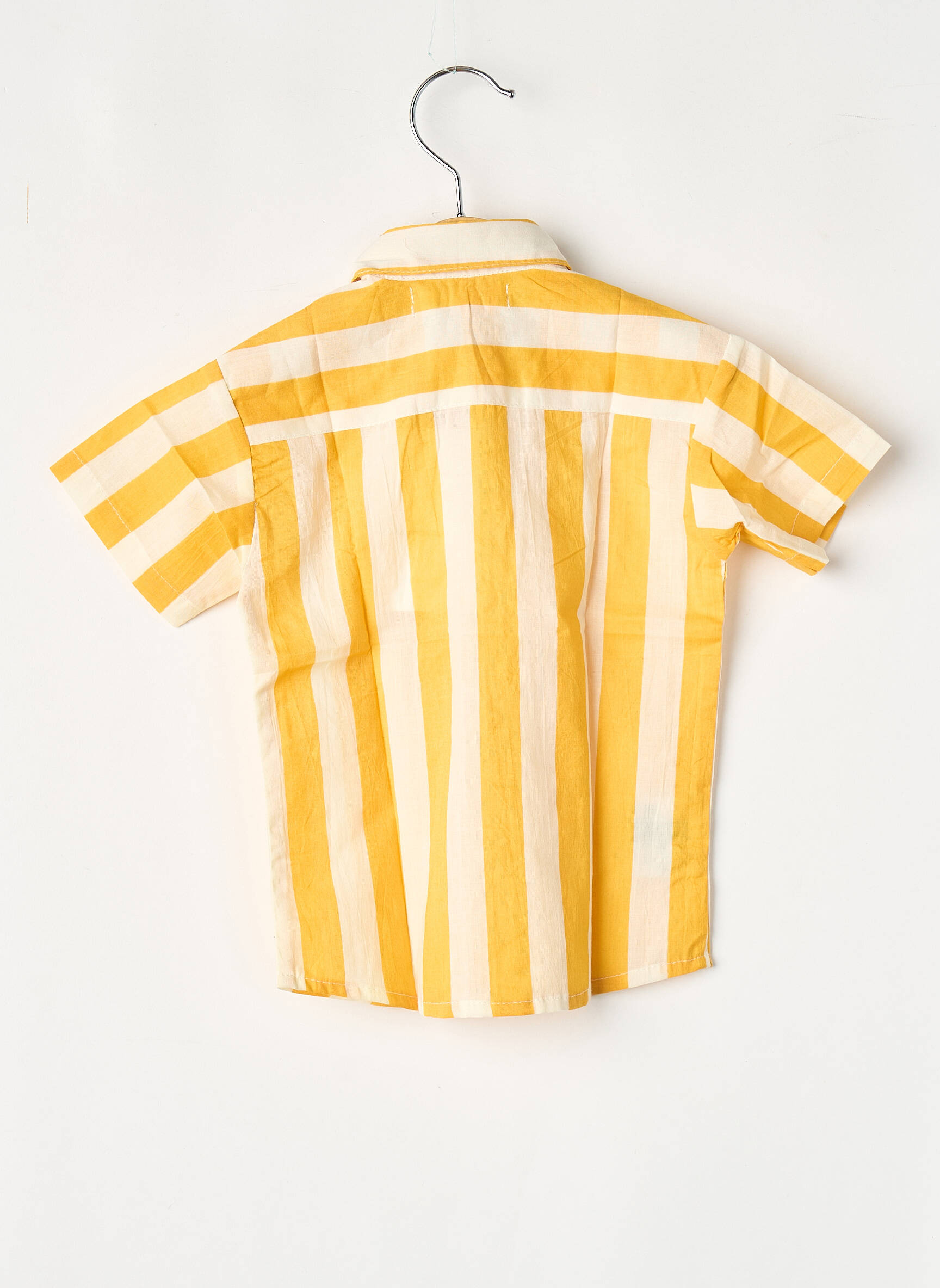Chemise manches courtes blanc LUCAS DU TERTRE garçon