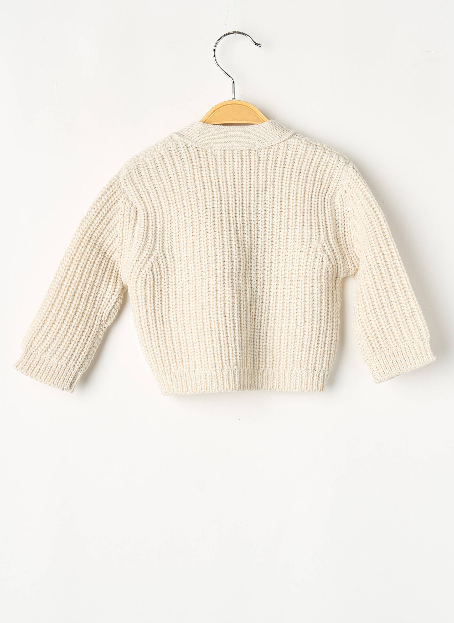 Gilet manches longues blanc PETITE LUCETTE fille