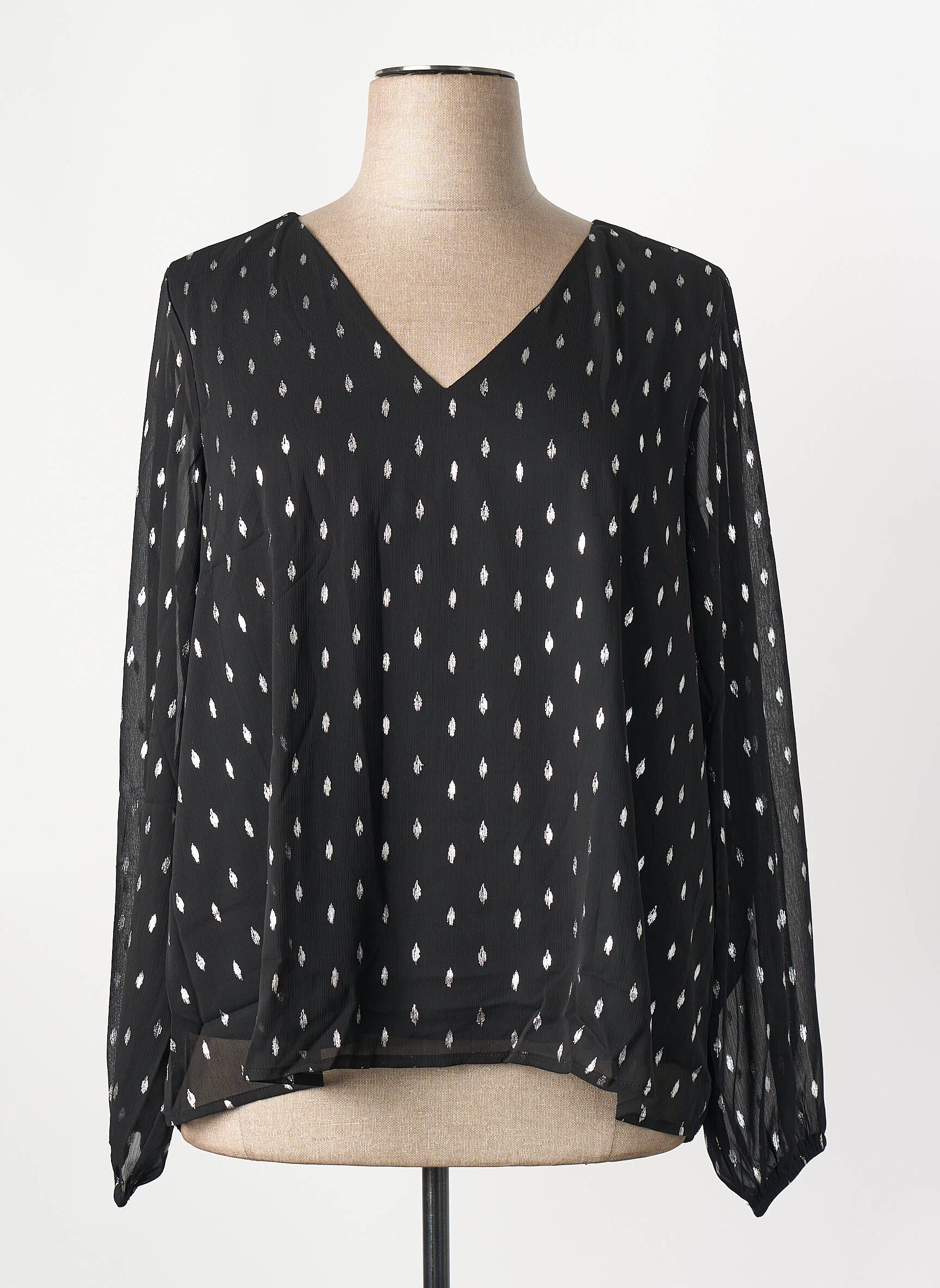 Top noir EVOKED VILA femme