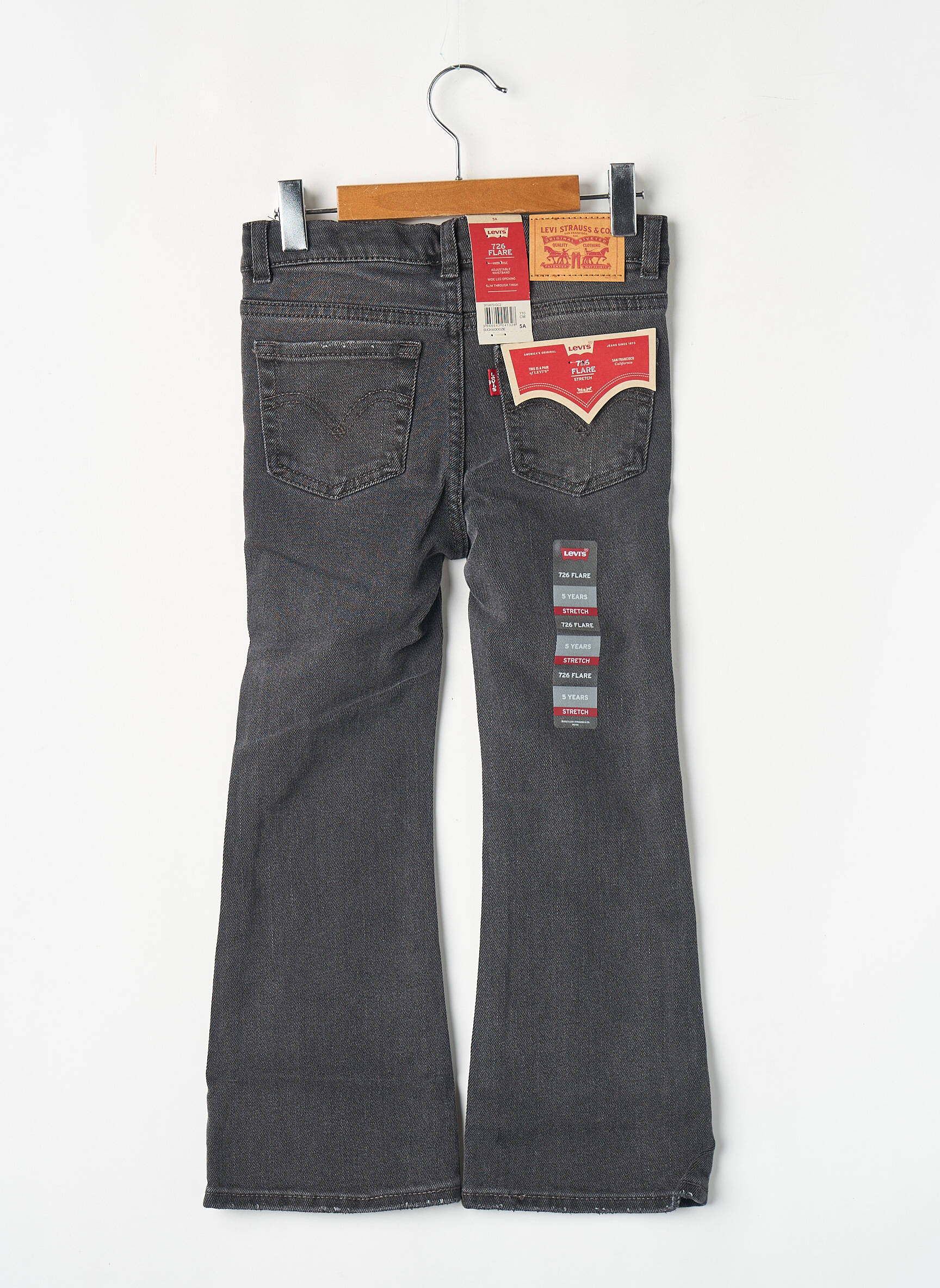 Jeans bootcut noir LEVI'S fille