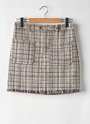 Jupe courte beige SCOTCH & SODA femme