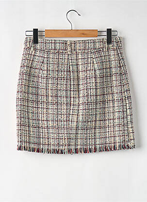 Jupe courte beige SCOTCH & SODA femme