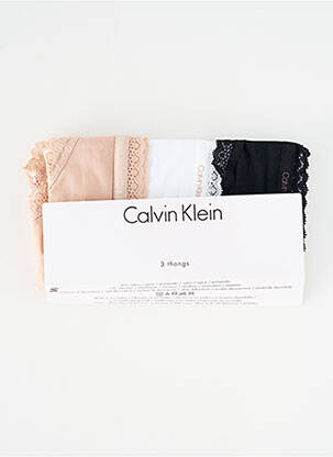 String string blanc CALVIN KLEIN femme