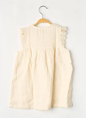 Robe courte beige LA PETITE COLLECTION fille