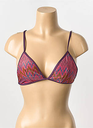 Haut de maillot de bain rouge ALBERTINE femme