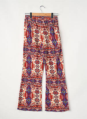 Pantalon droit rouge V.DE.VINSTER femme