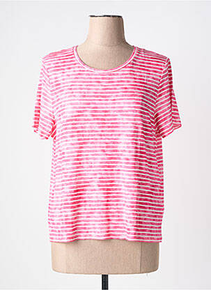 T-shirt rose MAJESTIC FILATURES femme