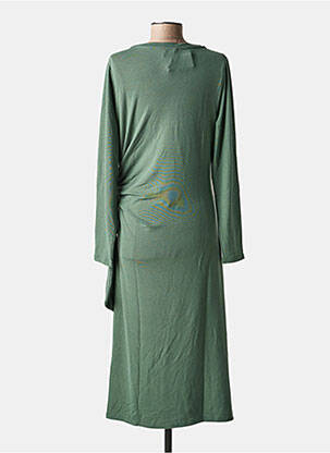 Robe maternité col rond vert NOPPIES femme