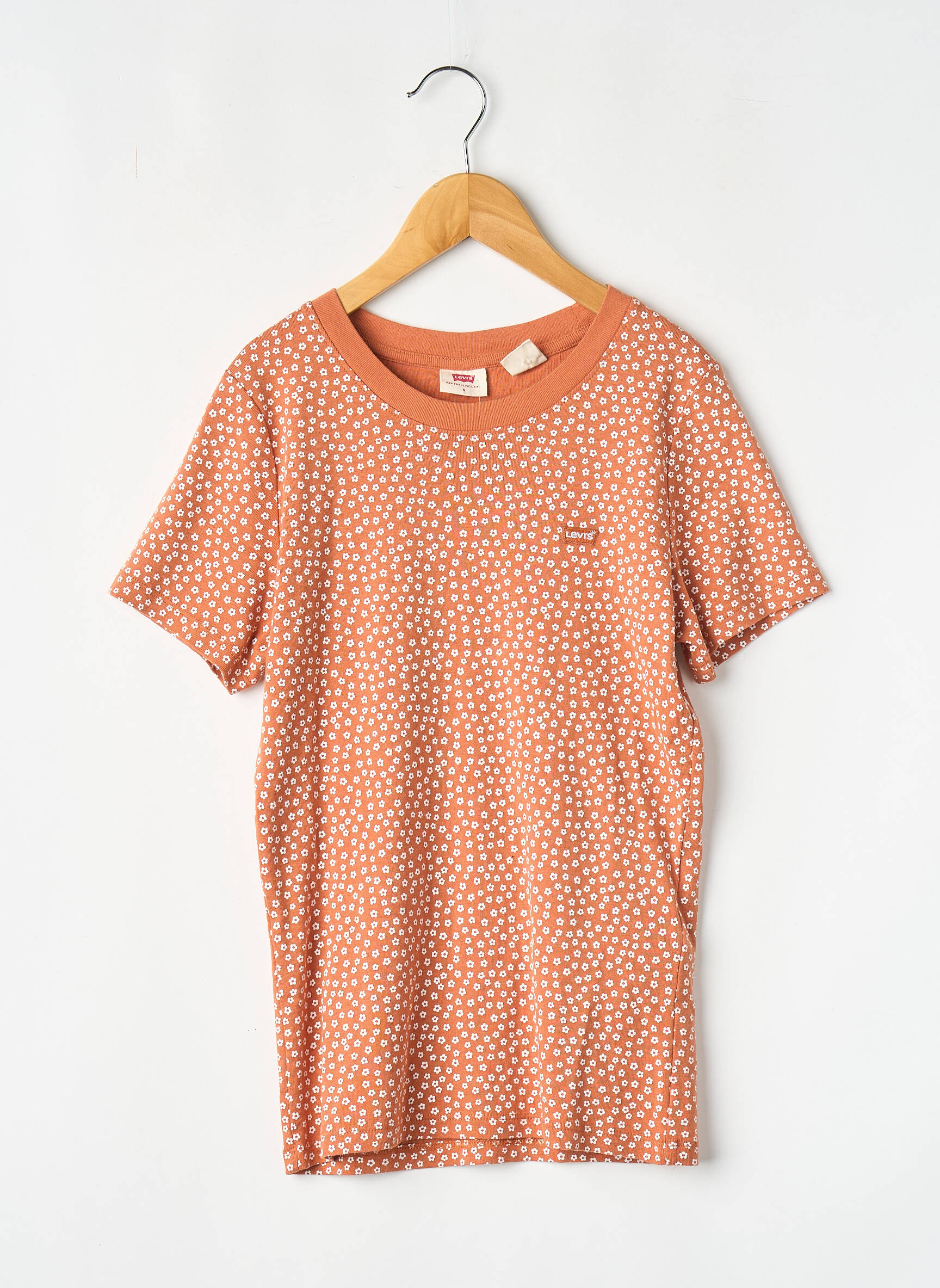 T-shirt orange LEVI'S femme