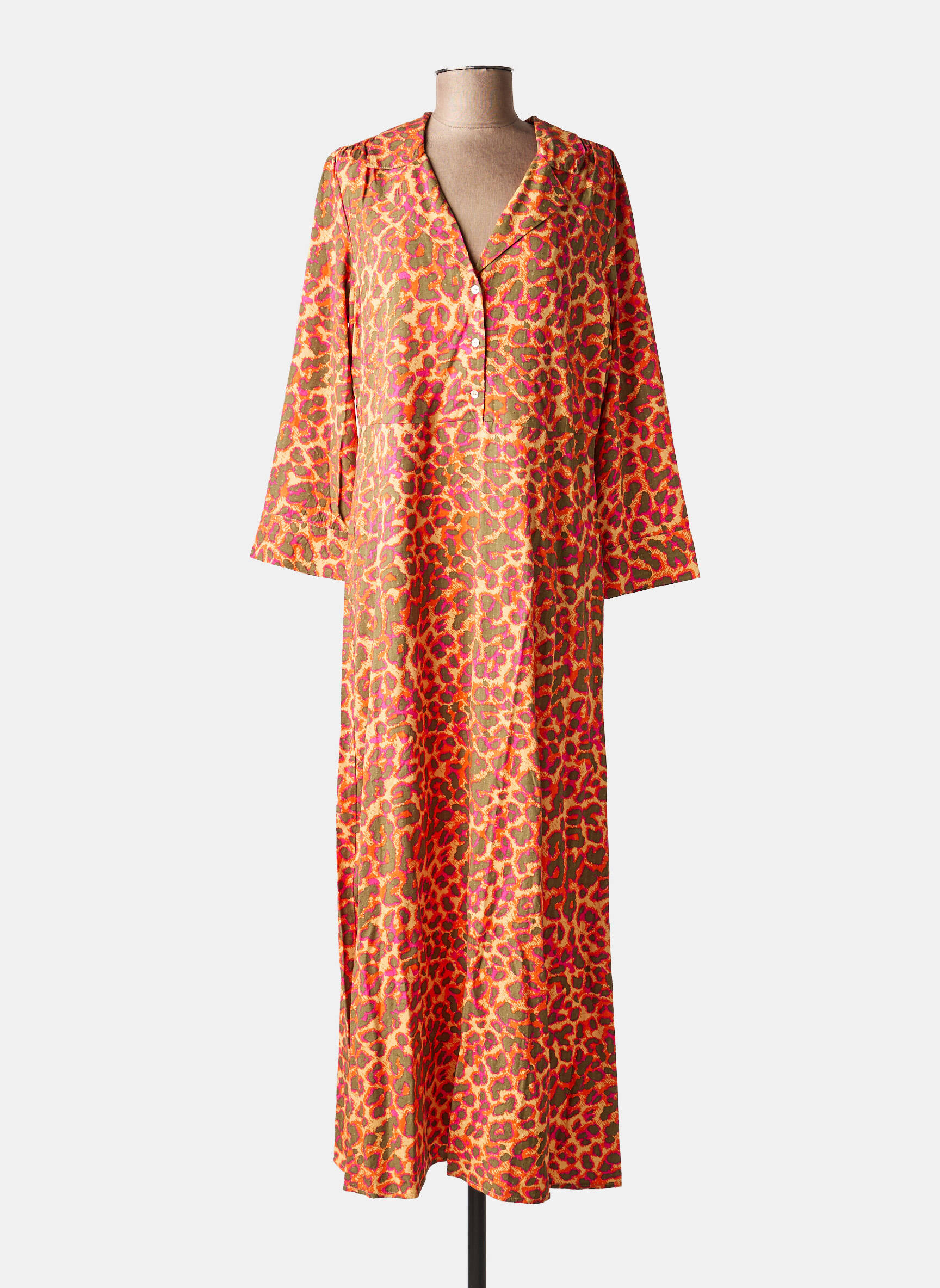 Robe longue orange VILA femme