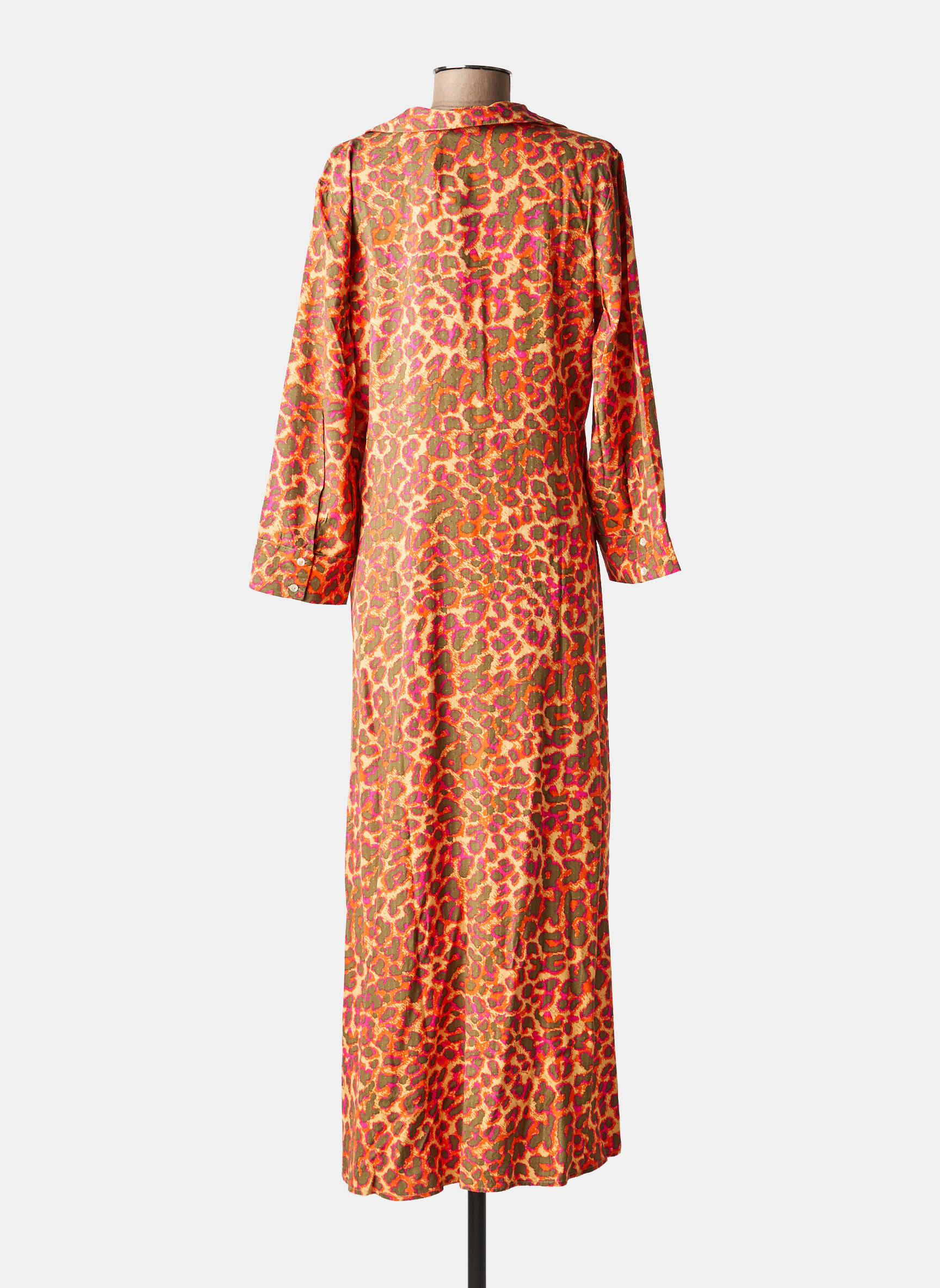 Robe longue orange VILA femme