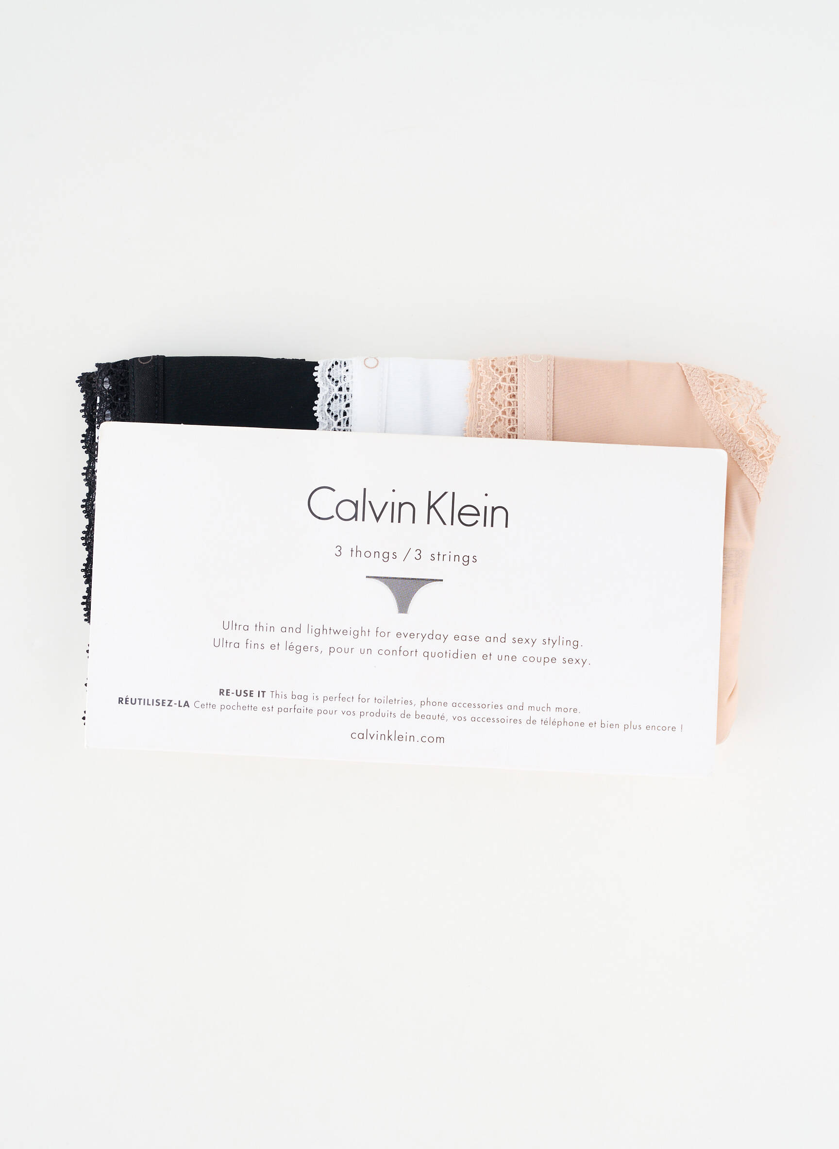 String blanc CALVIN KLEIN femme