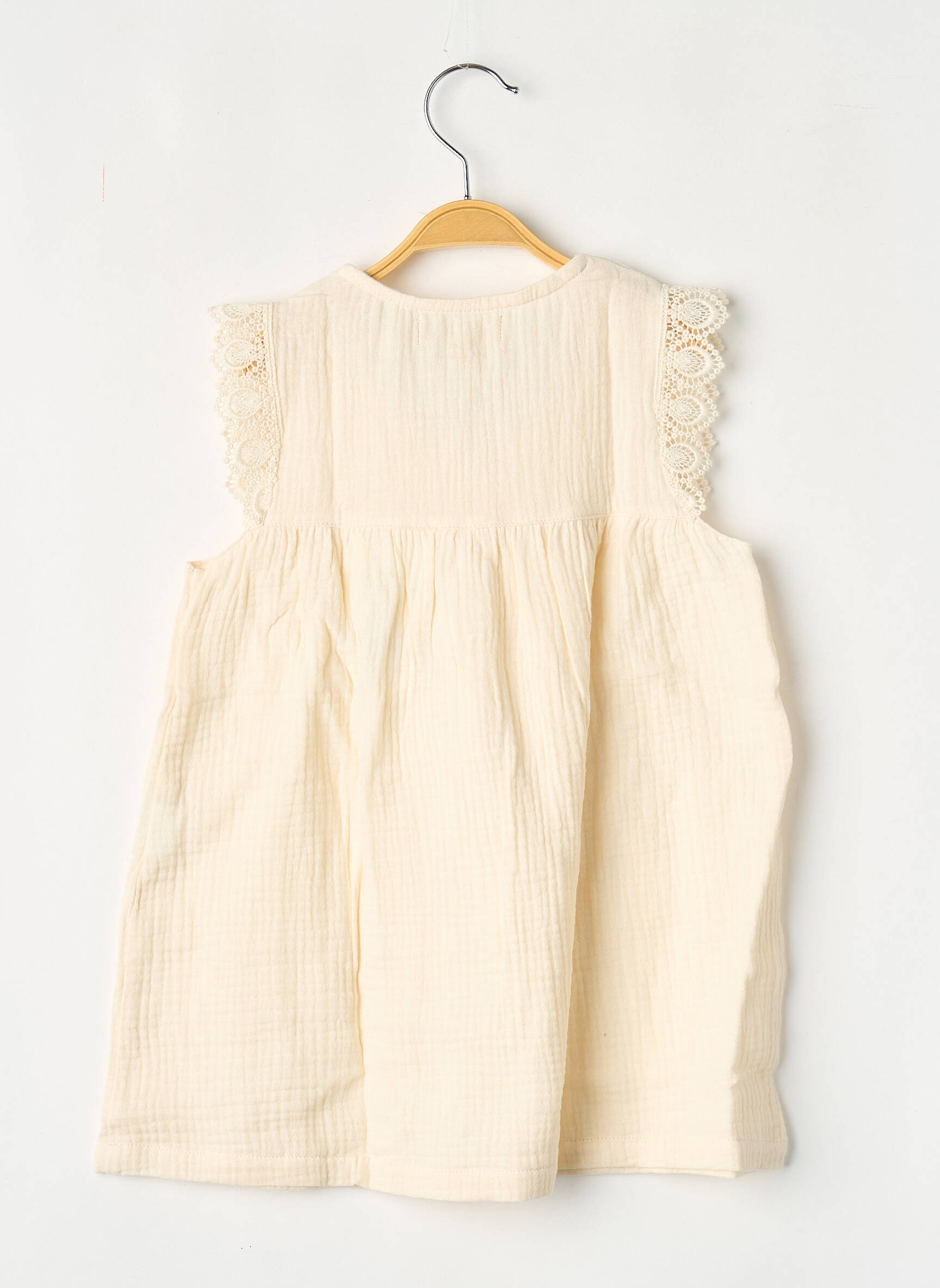 Robe courte beige LA PETITE COLLECTION fille