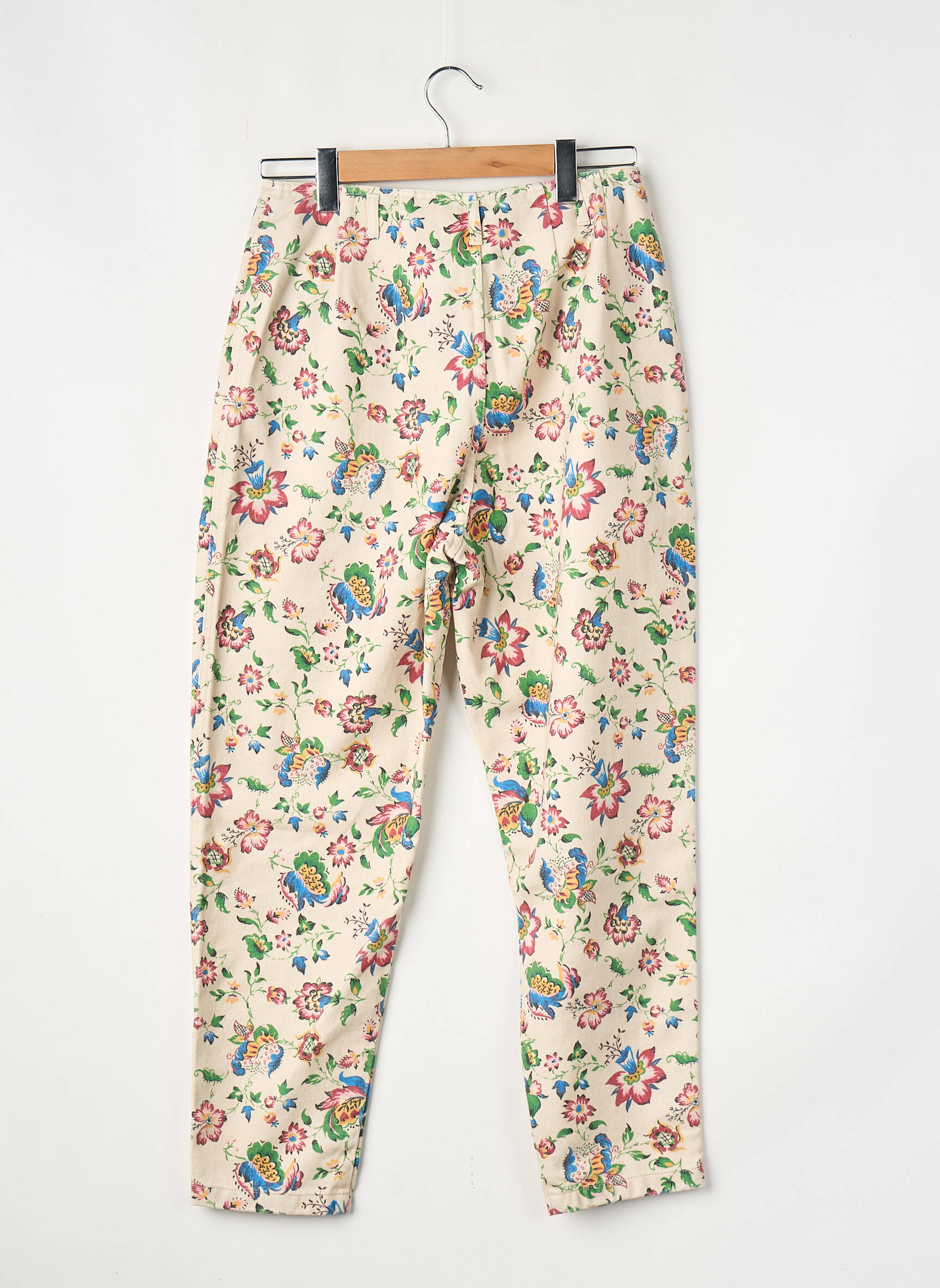 Pantalon droit bleu THE NEW SOCIETY femme