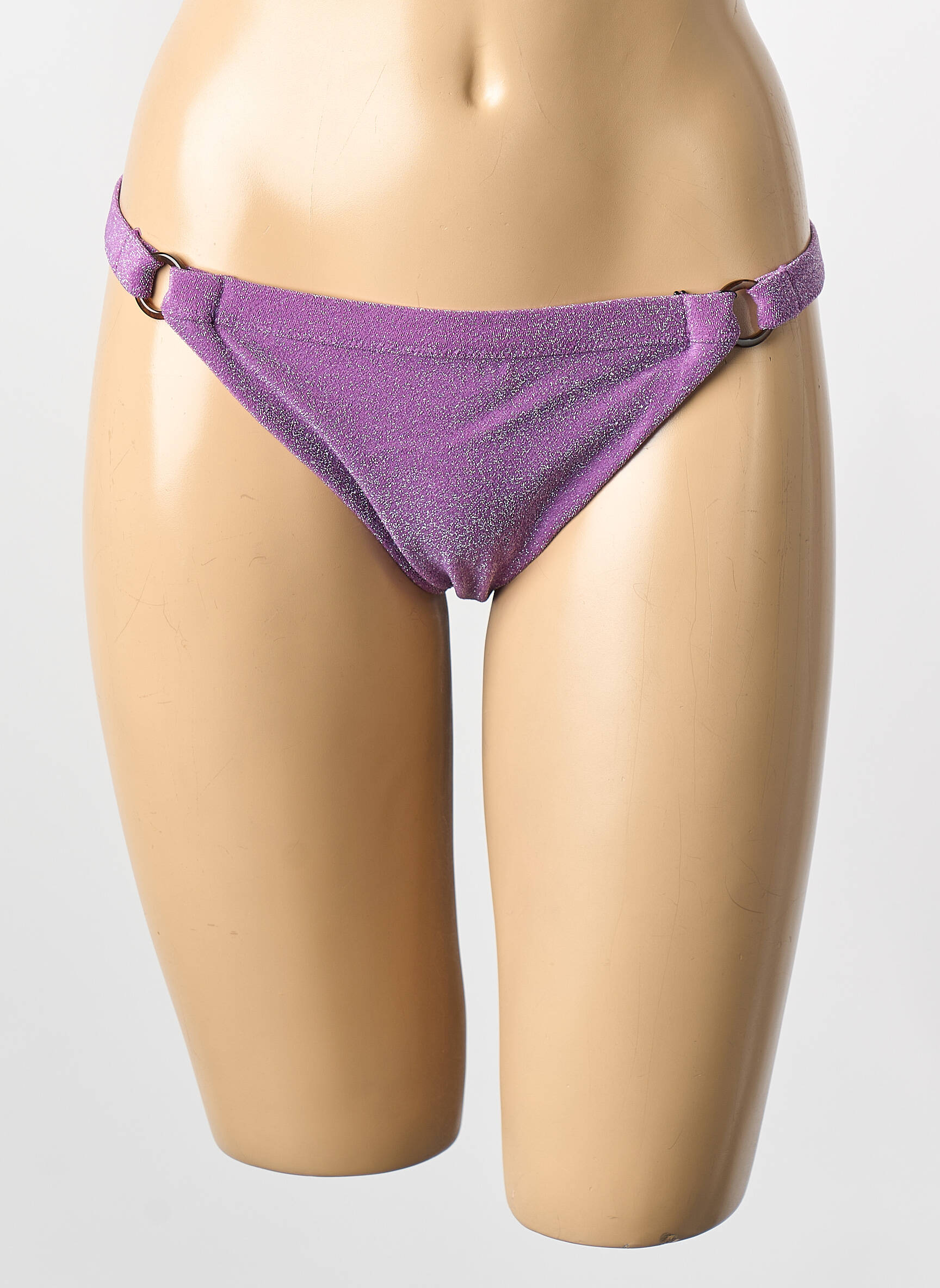 Bas de maillot de bain violet LOVE STORIES femme