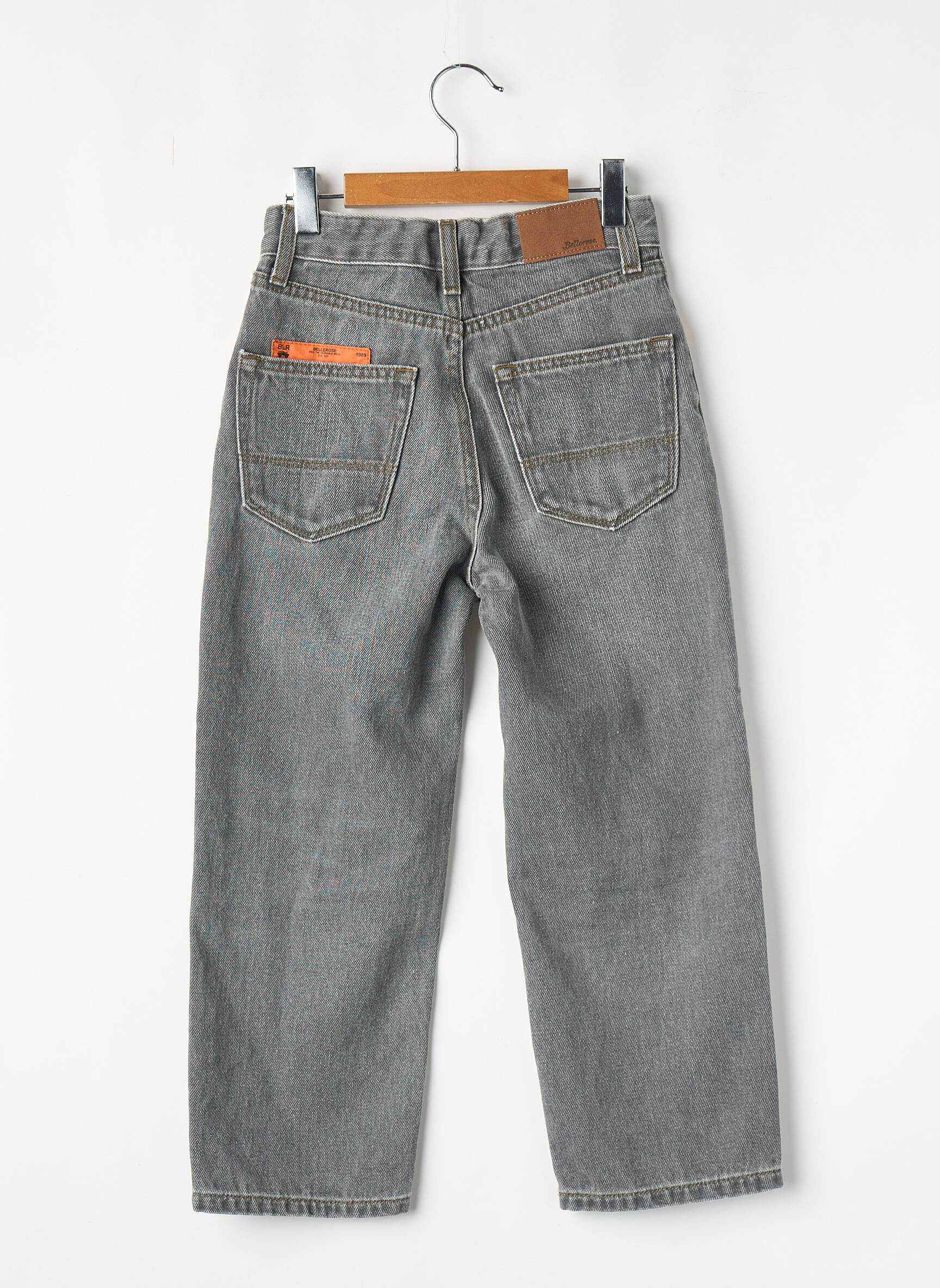 Jeans coupe droite gris BELLEROSE garçon
