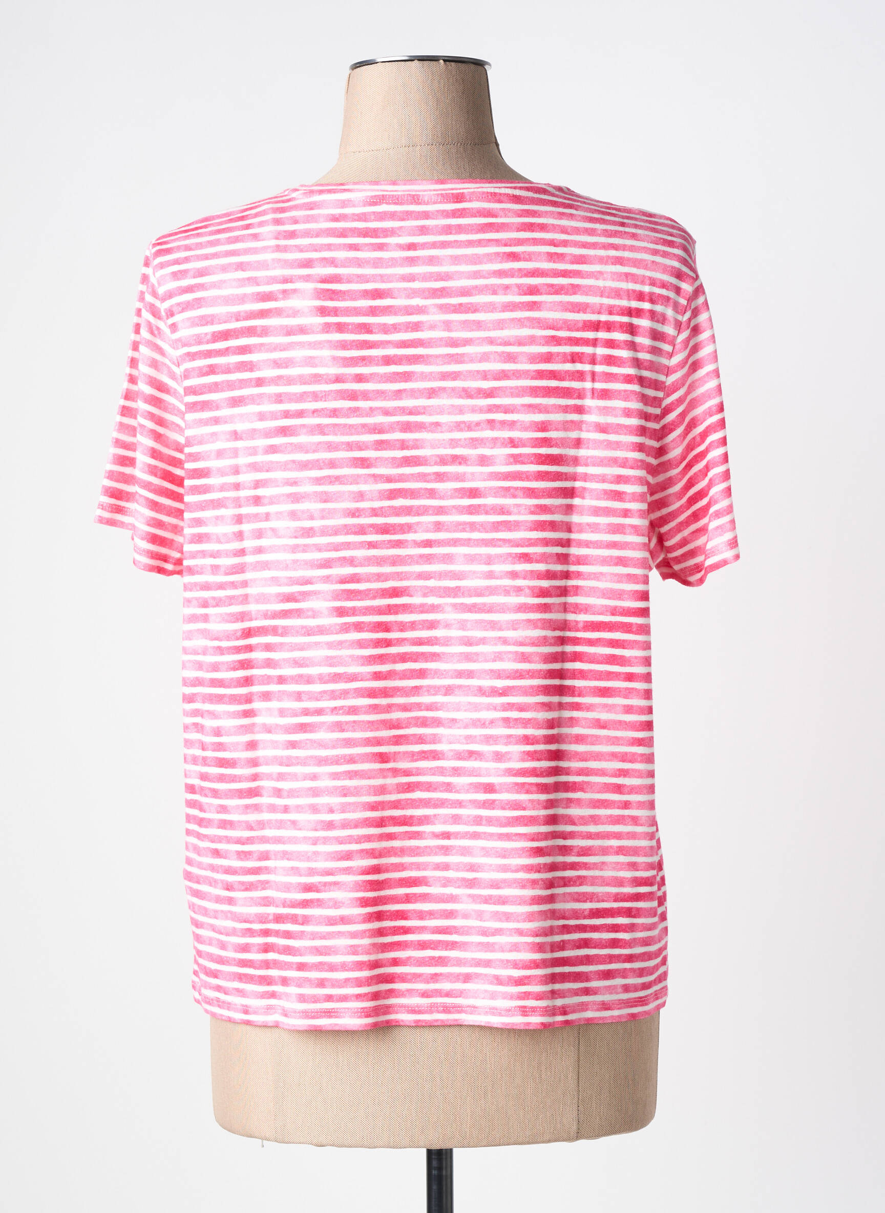 T-shirt rose MAJESTIC FILATURES femme